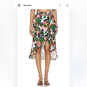 MISA NWT Sofia Skirt Las Palmas High-Low